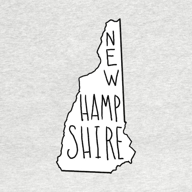 The State of New Hampshire - No Color by loudestkitten